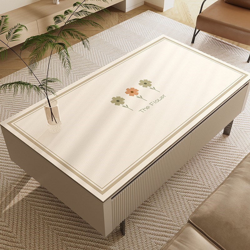 防油防水桌垫轻奢客厅高级感茶几布桌F布免洗防烫遮丑茶几垫餐桌