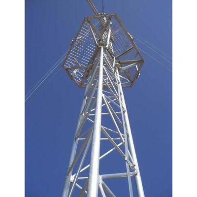 河北广川铁塔生产厂家供应拉线测风塔、国标拉线塔