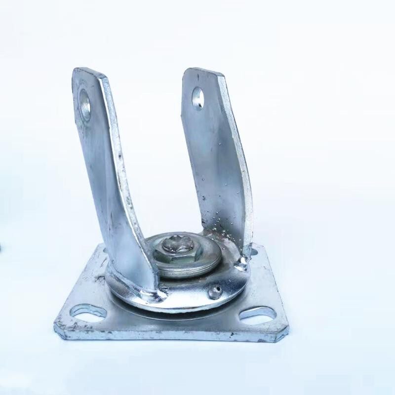 加厚重型5寸6寸8寸万向轮轮子支架底座配件手推车平板车脚轮架子