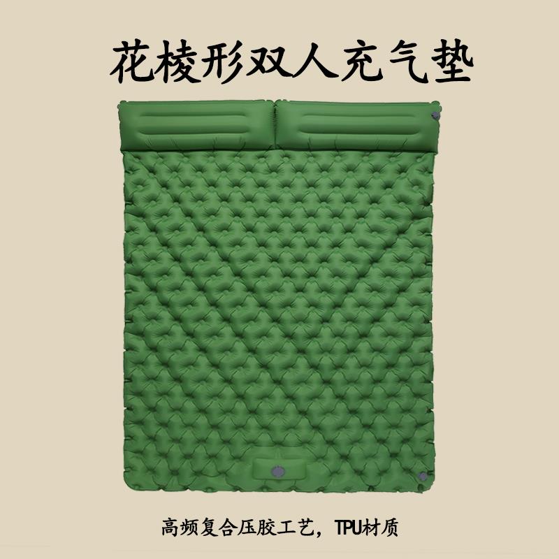 户外充气垫帐篷睡垫露营双面加厚TPU床垫自动单人便携野外防潮垫