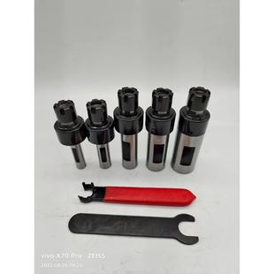 车床浮动铰刀柄er11攻牙器柔性去毛刺可调浮动倒角刀