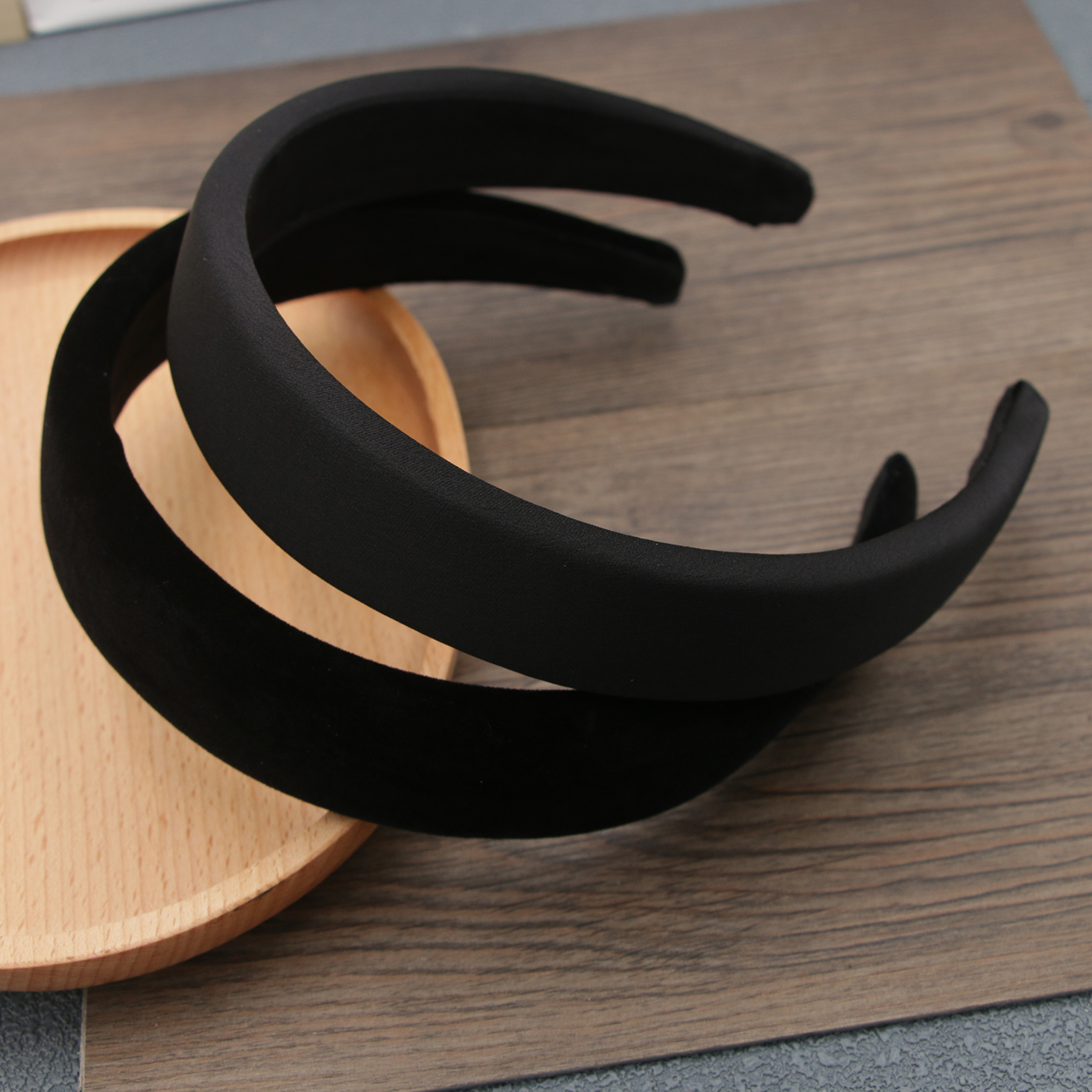 高颅顶发箍3厘米宽包布海绵头箍