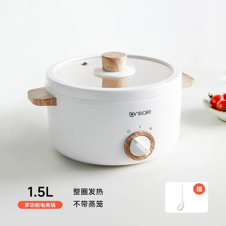 ankale快煮锅宿舍学生锅多功能一体家用火锅小型小电锅单人小火锅