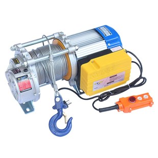 多功能铝壳提升机220v卷扬机1吨2吨遥控家用小型吊机380v电动葫芦