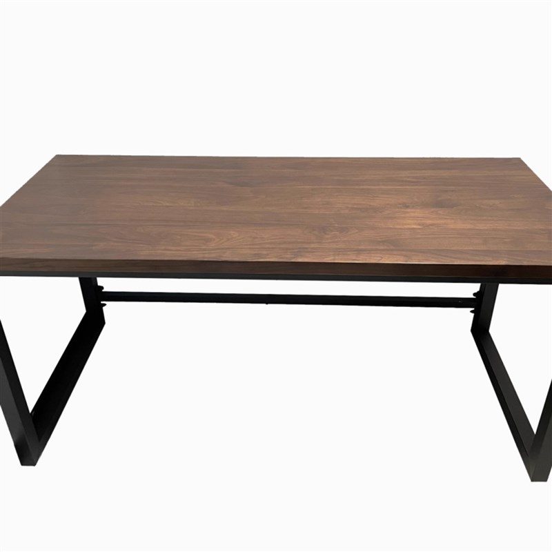 白蜡木实木大板双人台式电脑黑胡桃电竞桌客厅大书桌办公桌工作台