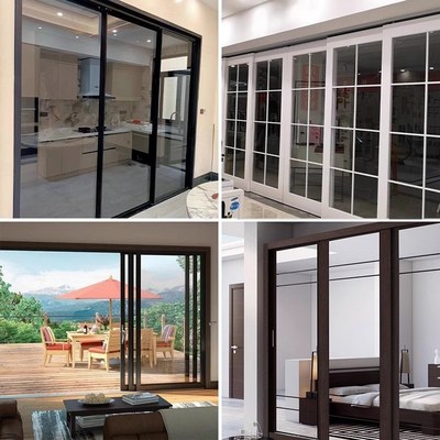 三联动移门联动器推拉门配件阻尼器吊轮滑轮同步装置双向缓冲器