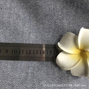 现货供应加厚10色入人字纹棉麻色织布 亚麻棉 混纺  窗帘亚麻布