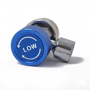 R134a汽车空调加氟快速接头可调全铜高低压雪种加液制冷转换接头