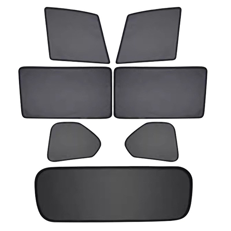 问界M5/M7/M9车窗网纱遮阳帘遮光防晒隔热后挡窗帘挡板车内侧窗