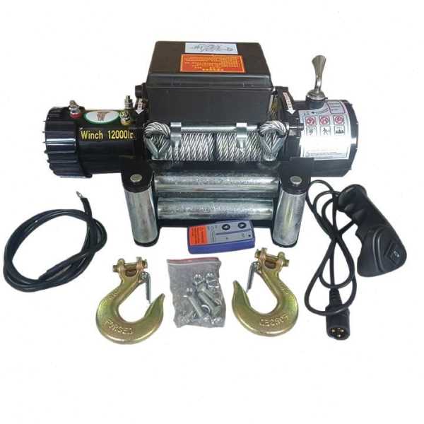 新款电动绞盘双绳12v24v越野车载车辆自救钢丝尼龙绳电动绞盘