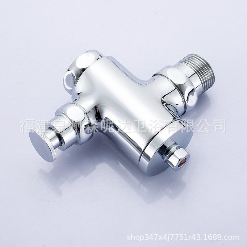 铜大小便入墙式按钮式冲洗阀厕所大便冲洗阀冲水器定 制