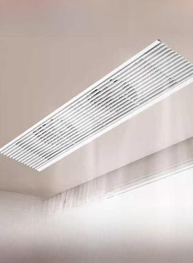 长条双芯通风机150X600双电机排气吊顶75X600排气风扇静音排气风