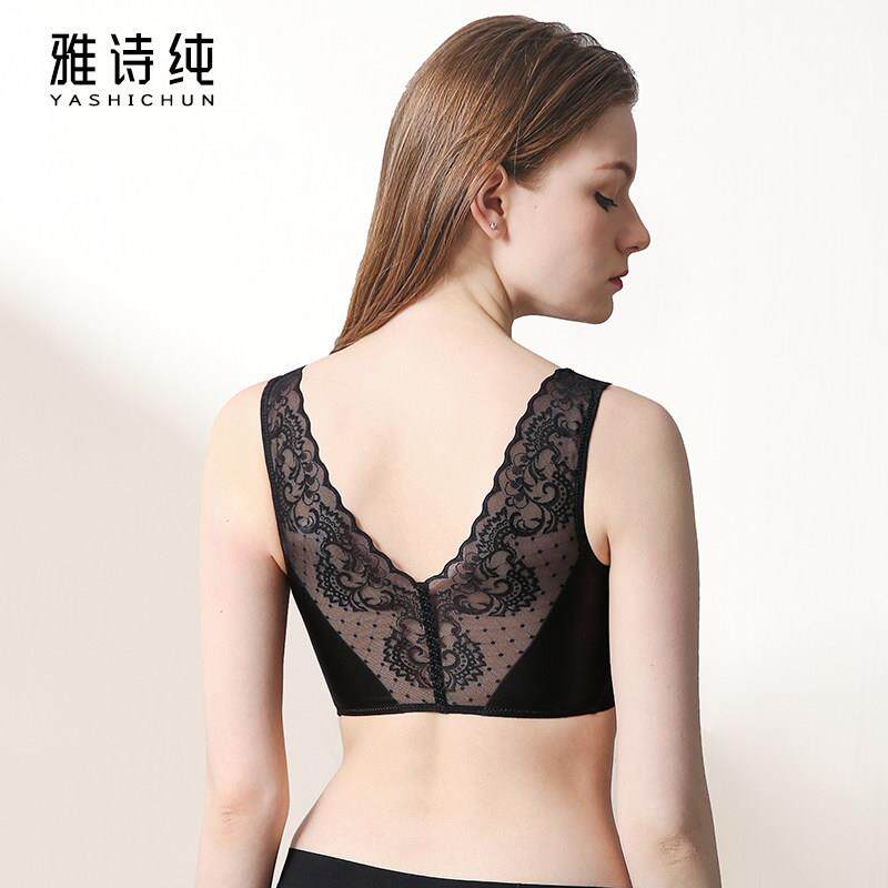 美背内衣女薄款夏季胸罩爆乳小背心运动胸罩大胸显小新款2024爆款