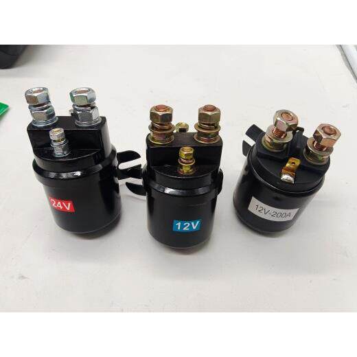 电动叉车尾板液压电机碳刷12V-24V接触器电磁吸合开关