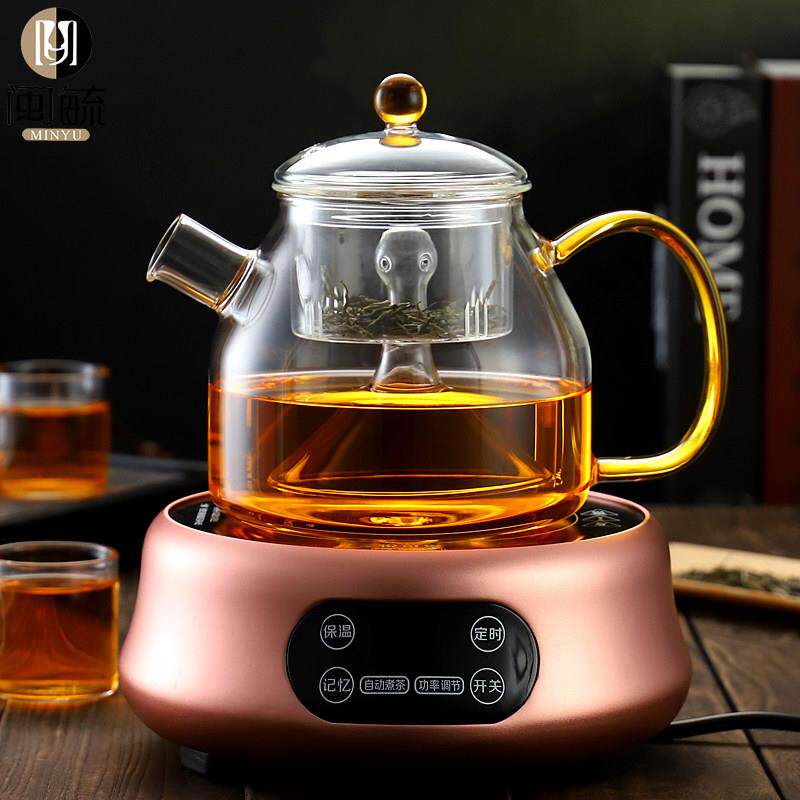 纯玻璃蒸茶壶套装煮茶器家用蒸煮两用茶具全自动养生壶蒸汽壶蒸馏