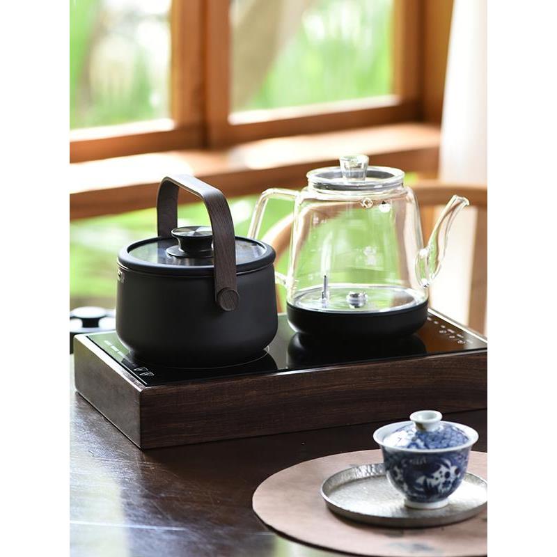 花梨实木电热炉底座20X37框架茶具电热炉烧水壶一体式嵌入茶炉架