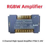 Led灯带32A中继器控制器5 24V功率放大器24A铝壳Rgbw五路同步器