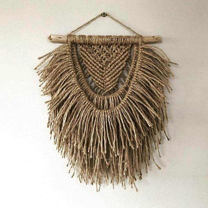 北欧ins挂毯装饰波西米亚黄麻手工编织民宿客厅电表箱遮挡墙饰,居家布艺,挂毯/壁毯,淘宝优惠券,粉丝福利购,淘宝优惠卷