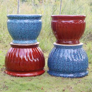 阳台特大号种树花盆大口径50cm30cm以上客厅户外大号种发财树果树