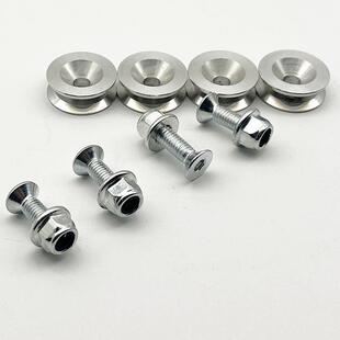 铝合金尾箱快速释放扣萝卜七尾箱后备箱底座静音扣防震垫固定配件