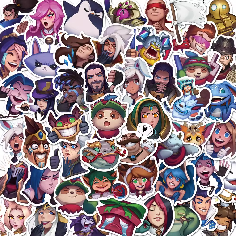 英雄联盟弱爆表情LOL贴纸