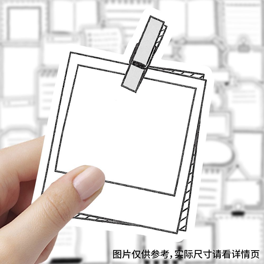 新款书写手账文本框对话框贴纸贴画标签幼儿园成长手册相册装饰