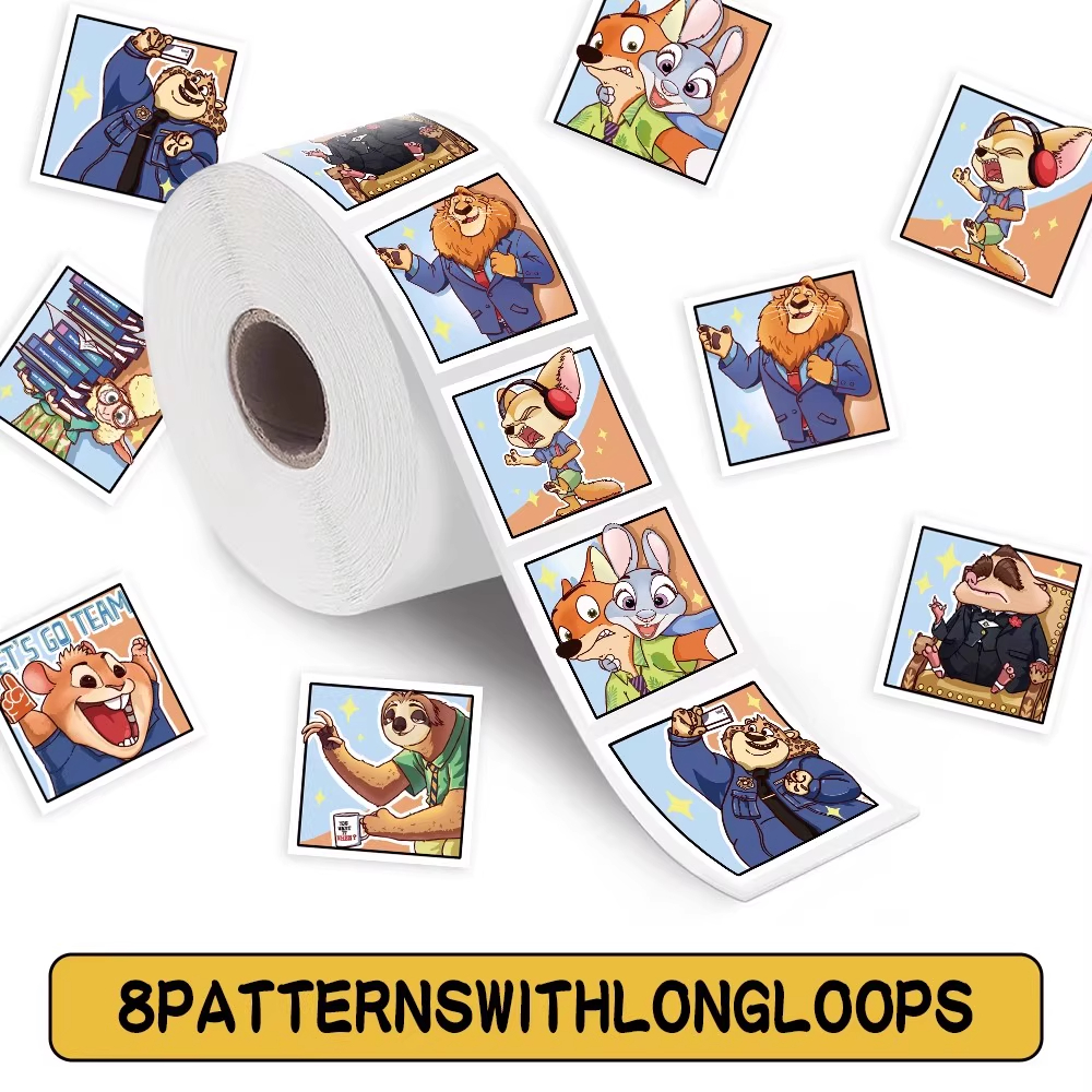 疯狂动物城2贴纸朱迪尼克狐尼克