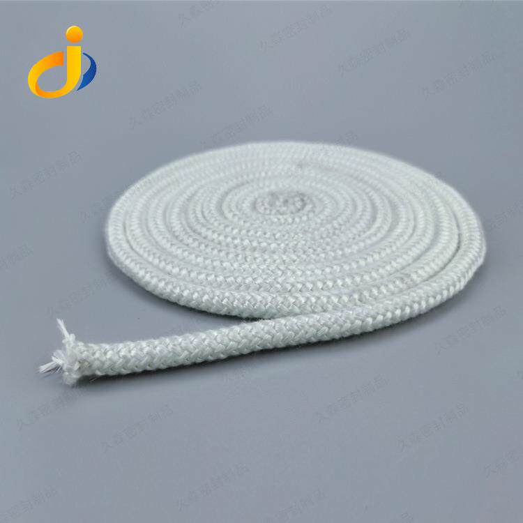 661厂家直销耐高温防火密封绳 壁炉密封绳 白色炉门弹力密封绳