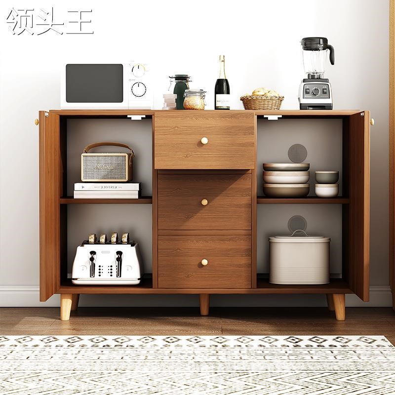 餐边柜一体靠墙高柜现代简约厨房橱柜茶水柜客厅家用柜子储物柜