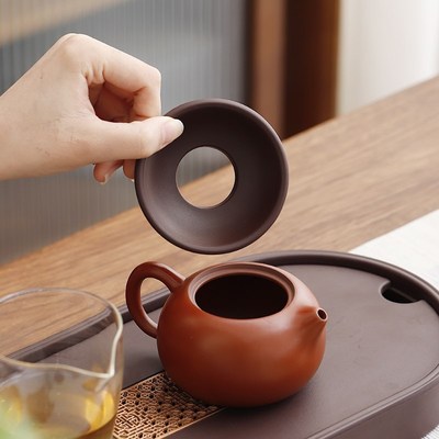 远舍日式电木投茶器茶漏导茶入壶取茶器入茶簸箕茶叶漏斗茶具配件