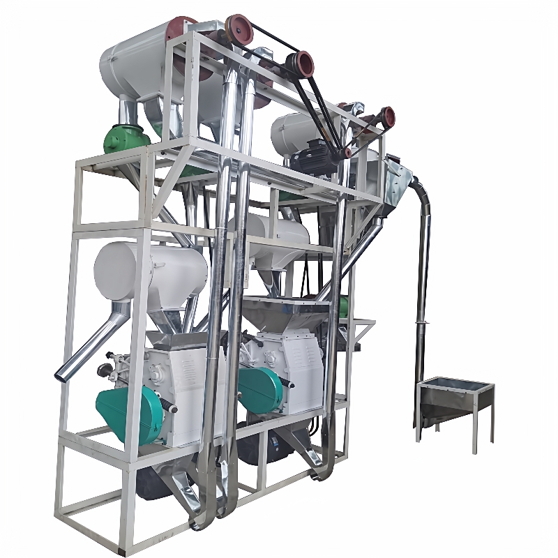 双机一次净面粉机小麦磨粉机玉米杂粮磨面设备粮食加工机械