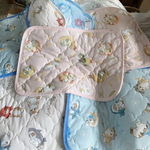 外贸日单Mofusand面包小偷凉感枕巾担任枕垫夏季凉爽绗缝丑鱼玉桂