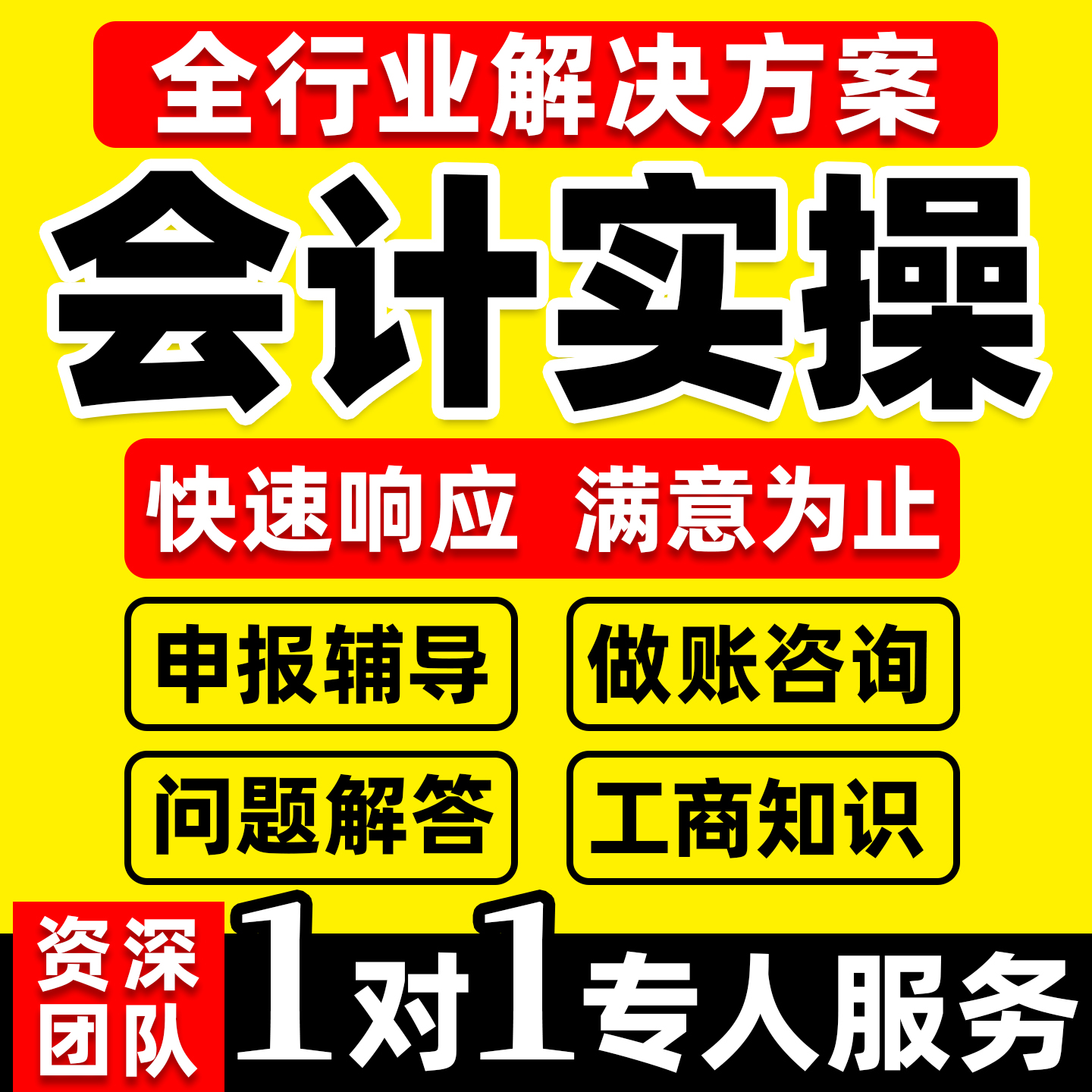 会计实操问题咨询税务申报算账代做账解答疑乱账整理工商辅导服务