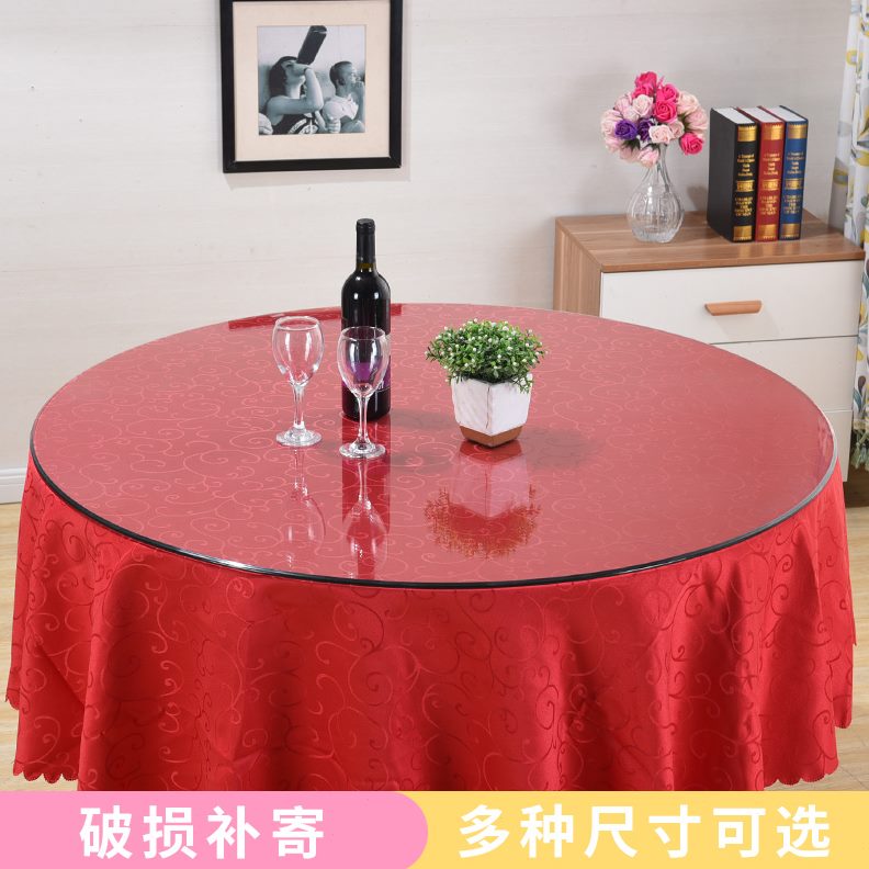 玻璃转盘园圆形酒店透明大圆桌钢化玻璃桌面定制台面餐桌玻璃定做