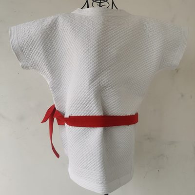 中国训练衣摔跤摔腰带条两纯白色送加厚红色服式褡裢跤便携包蓝色