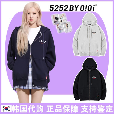 韩国潮牌oi卫衣拉链开衫