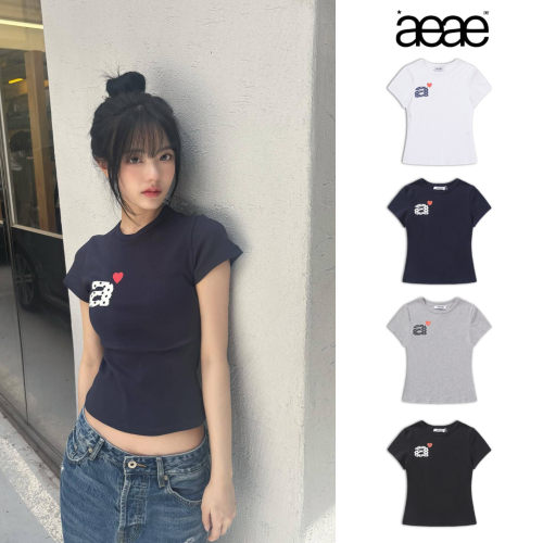 【官方正品】ae爱心短袖T