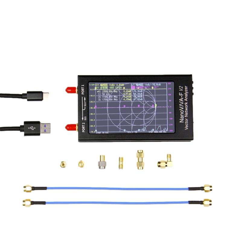 nano - v2 F 50k-3g矢量网络分析仪4.3英寸Hf Vhf Uhf天线分析仪