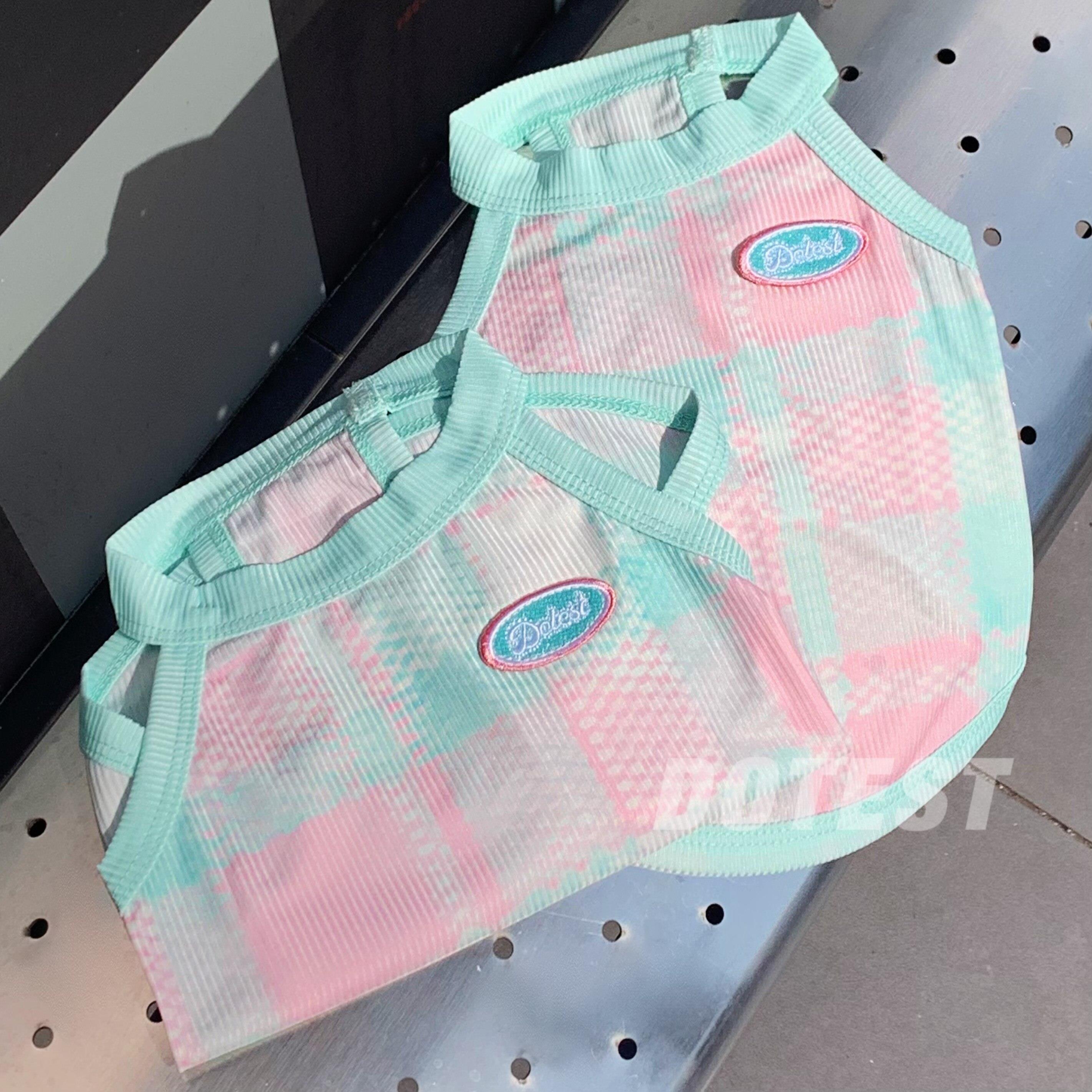 宠物衣服猫狗夏季吊带凉凉衣蜜瓜桃桃降温背心比熊马尔济斯雪纳瑞