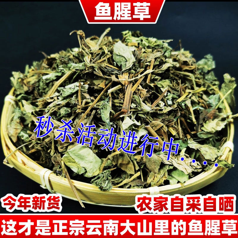 正品鱼腥草新货中药材500g新鲜干货净重鱼腥草折耳根鱼腥草叶子根