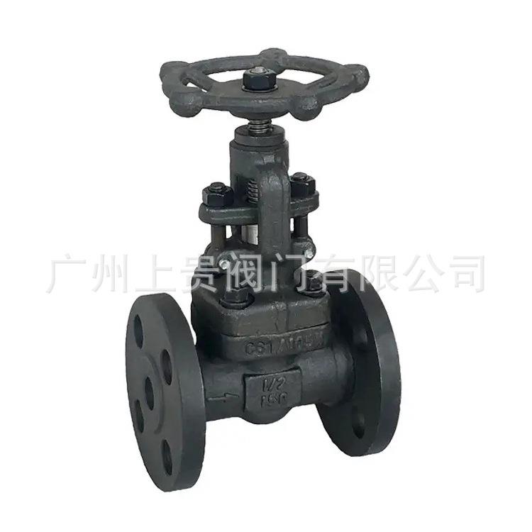 A105锻钢截止阀J41H-16CJ41H-25CJ41H-40CA105N法兰截止阀