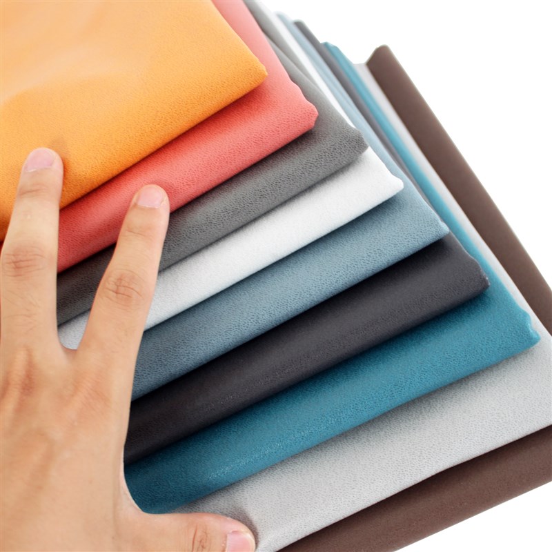 防水科技布面料轻奢加厚高档沙发布料彷皮飘窗P垫坐垫抱枕套软硬