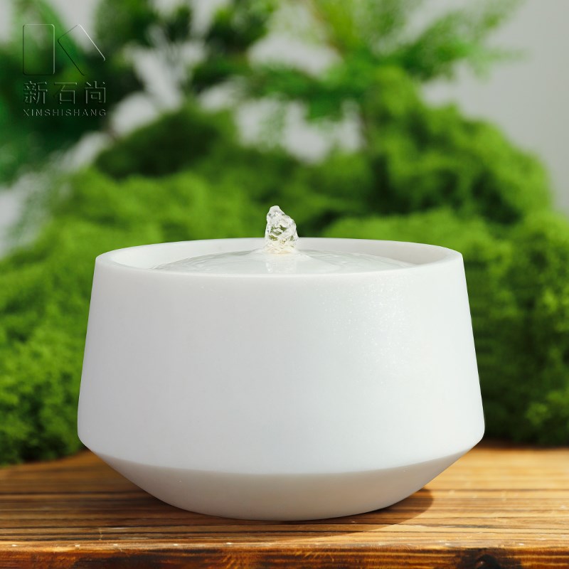 桌面流水摆件喷泉循环水系景观玄关客厅卧室办公现代简.约装饰送