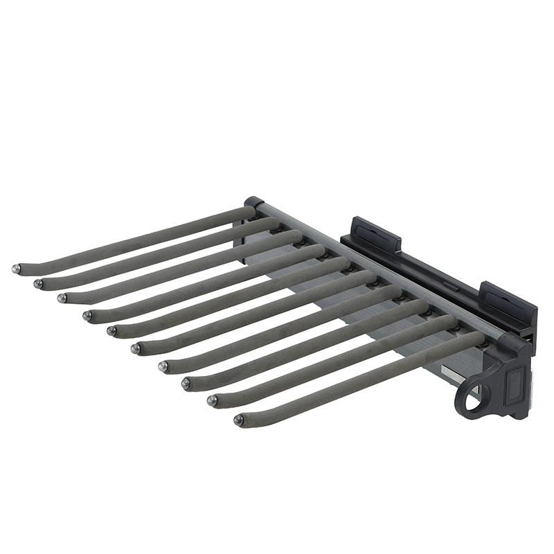 衣柜顶装双排单排侧装阻尼缓冲西裤抽侧装推拉裤架多功能伸缩裤架