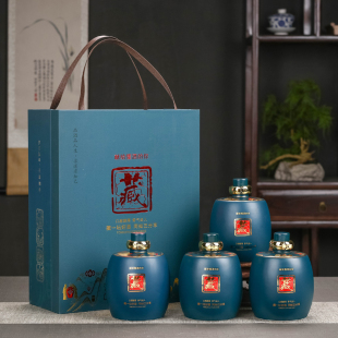白酒罐仿古风家用酒壶密封空酒坛子窖藏装 陶瓷酒瓶1斤3斤5斤装 饰
