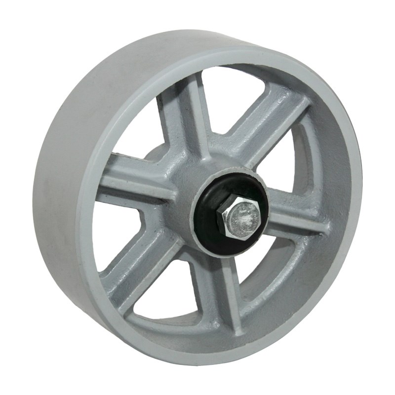 林春4系列6寸重型烤漆全铁万向轮可承载410公斤耐高温脚轮4-6WT37