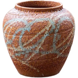 特大陶罐花盆粗陶植物兰花月季陶瓷高筒法师老桩花盆器