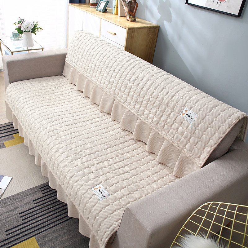 沙发垫四季通用高档防滑全盖沙发床套罩单人三人直排沙发盖布垫子