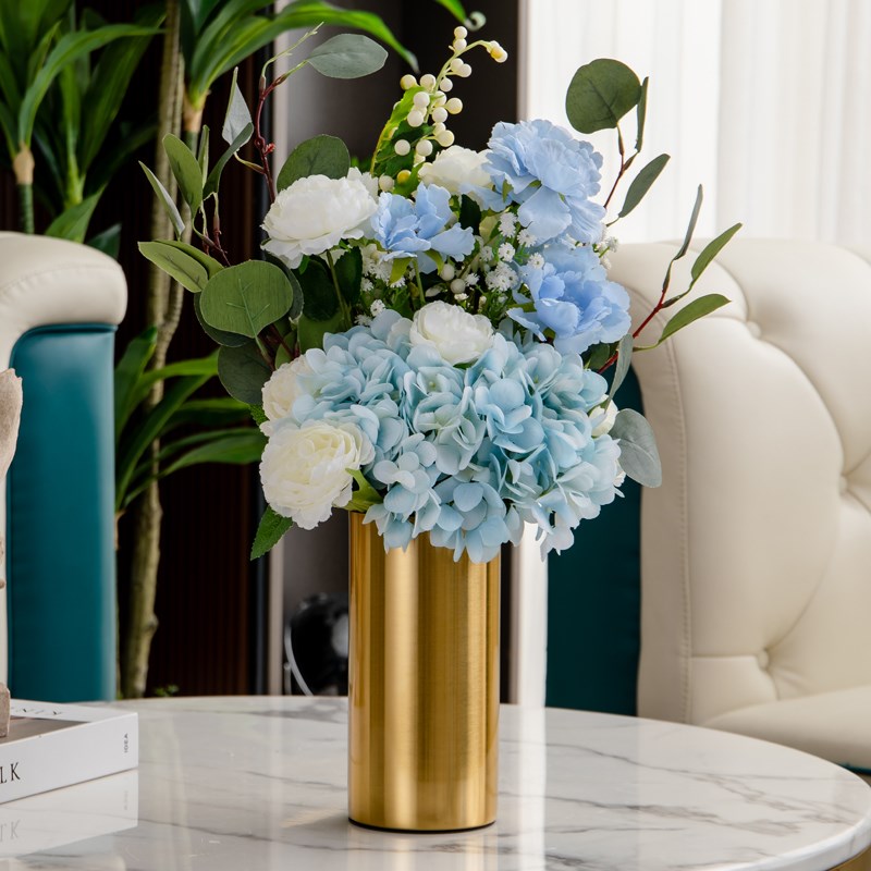 彷真花摆件客厅餐桌插花花艺花瓶假花套装轻奢装饰花室内桌面摆花