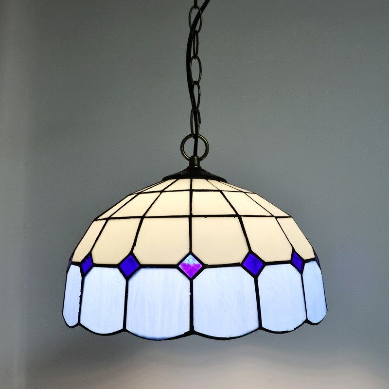 12寸吊灯简欧蒂凡尼蜻蜓客厅卧室床头灯店铺商用茶室餐厅吧台灯饰